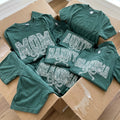 Lace Names Graphic Tee in Spruce